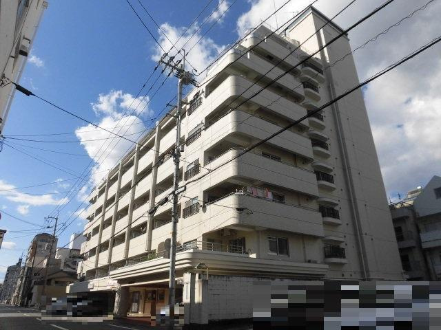 「南向きの5LDK」高知市知寄町　中古マンションの外観|高知市中心部近郊に位置する、街並みに調和する落ち着いた外観☆南向きで日当たり良好です