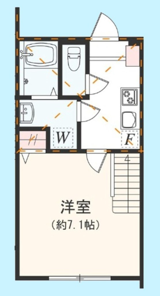 アザーレ・ディオン相模大野※初期費用分割あと払いサービス利用可能物件の間取り