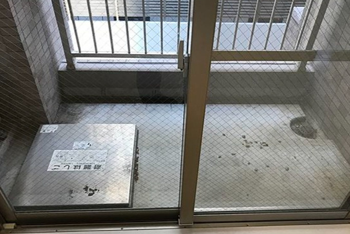 アヴィニティー銀座東のバルコニー