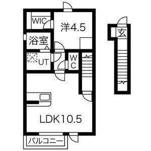 リアーレ長町４丁目の間取り