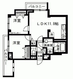 【間取り】 | スカイエ西日暮里  | 間取りです。