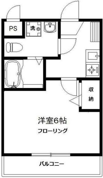 Ｊｃ　Ｓtreet 　鶴瀬の間取り