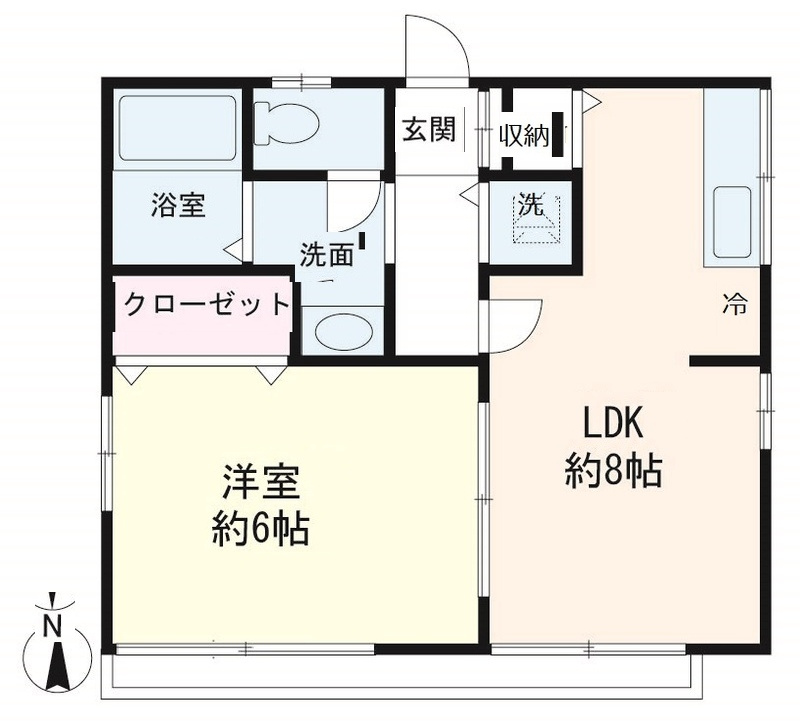 三鷹市井の頭１丁目のアパートの間取り