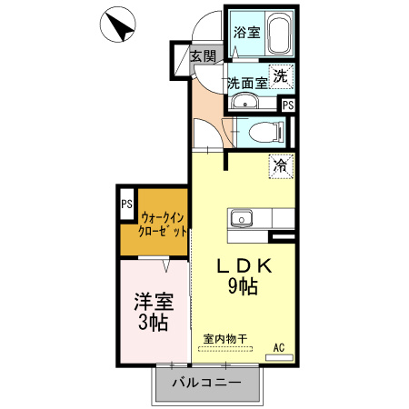 メルヴィーユの間取り