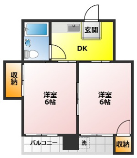 【間取り】 | 川越三浦マンション