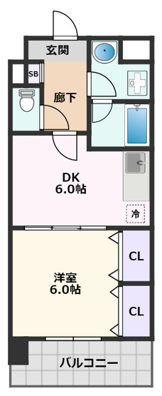 【間取り】 | フロンティア中川