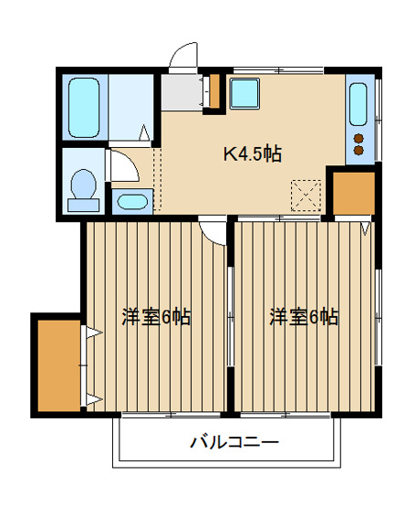 【間取り】 | コーポ上原