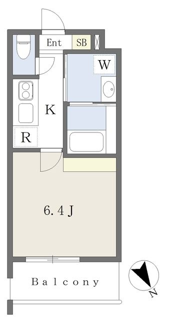 ラクラス箱崎宮前の間取り