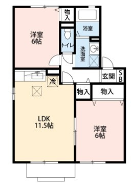 グリーンウェーブⅣの間取り