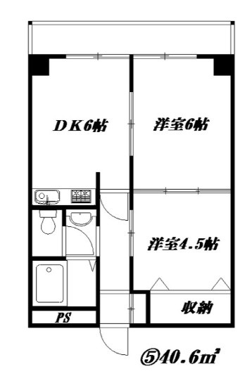 ジオナ天神橋の間取り