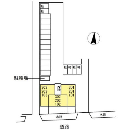 プレーヌの区画図