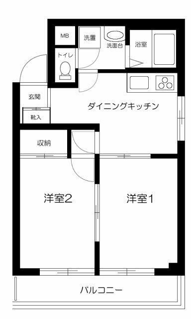 ペアシティ秀華一番館の間取り