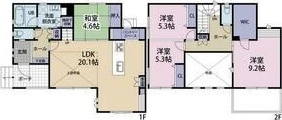 同志社山手２丁目戸建ての間取り
