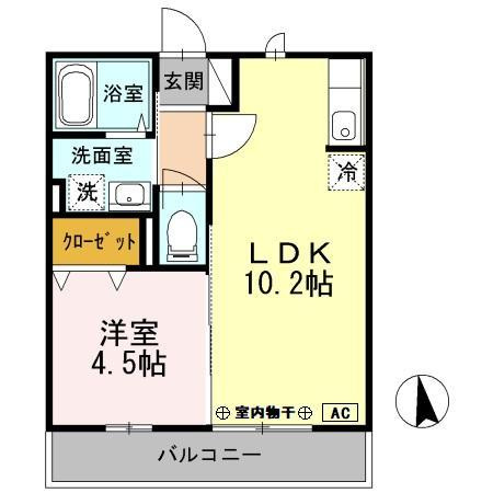 アピテ・K 千束の間取り