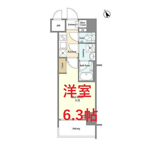 【間取り】 | ディームス品川南