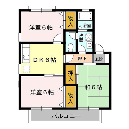 クローカスの間取り