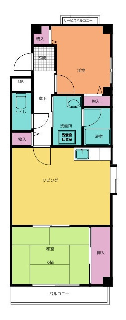 エーデルハイム・アビコの間取り