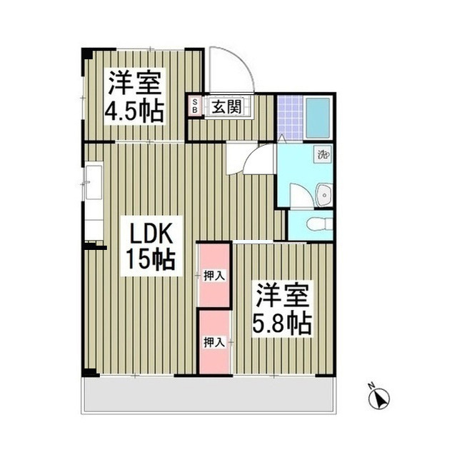 第7池田マンションの間取り