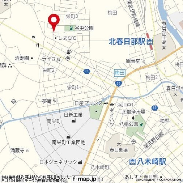 リブレス春日部Ⅱの外観|外はこのようになっています