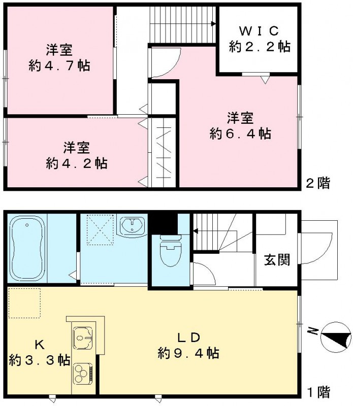 クロシェットの間取り