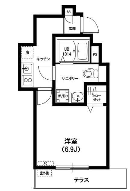 リブリ・国立東の間取り