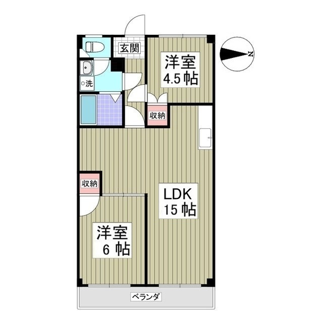 諏訪パークハウス　旧板垣サンハイツの間取り