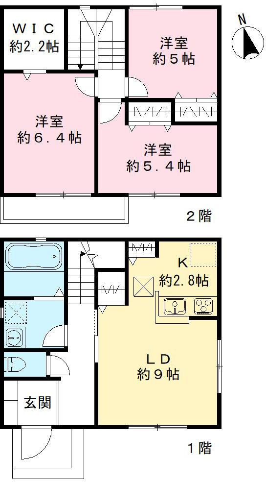 安行原戸建の間取り