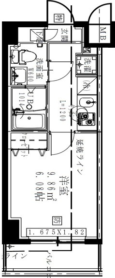 GENOVIA西川口Ⅴの間取り
