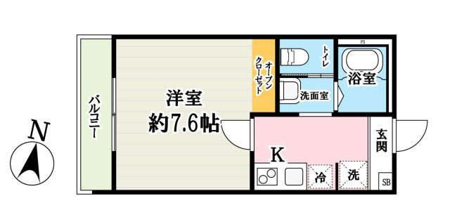 キャメル吉川5Aの間取り