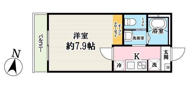 キャメル吉川5Aの間取り