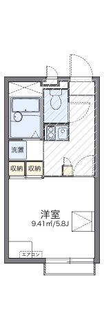 レオパレス新都心の間取り