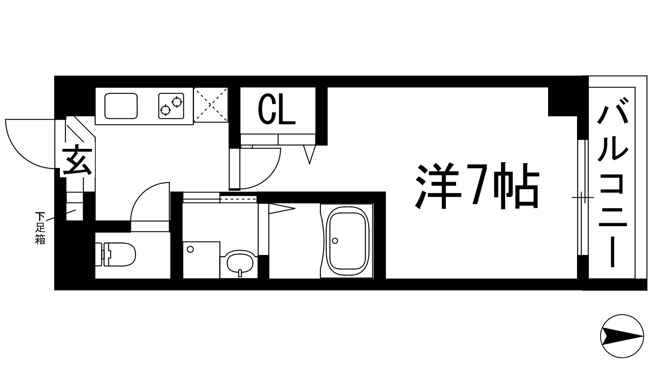 【間取り】 | AILE石橋Ⅱ