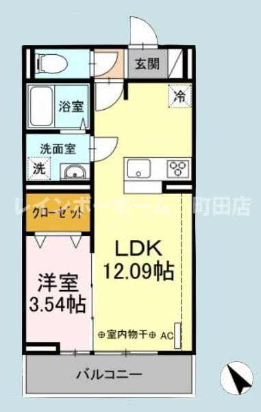 ボン　マロン※初期費用分割あと払いサービス利用可能物件の間取り