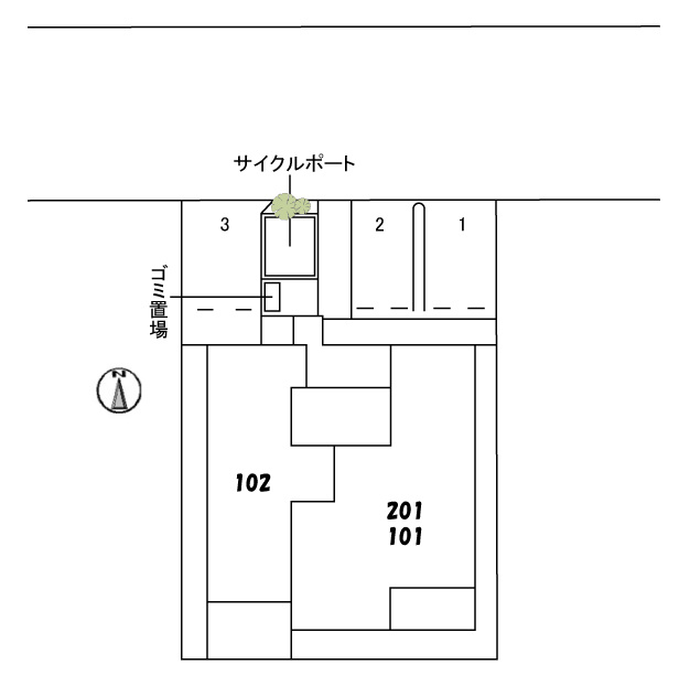 マイ メゾン 今の区画図