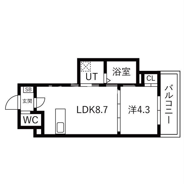 AXIA CITY 神戸松原の間取り