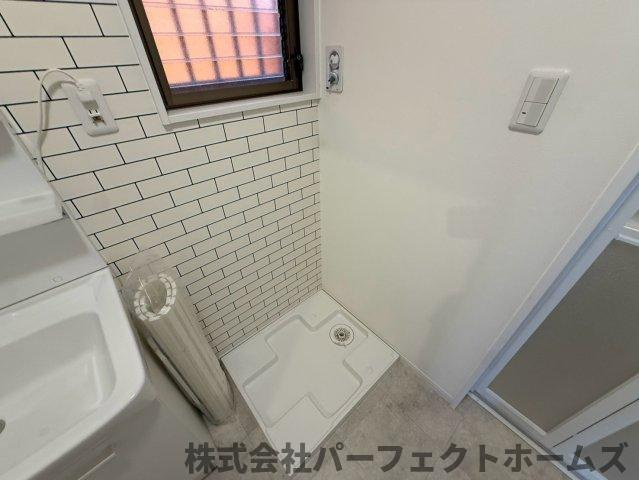 招提元町3丁目戸建の設備|洗濯機置場です