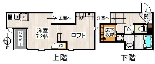 我孫子市台田４丁目のアパートの間取り