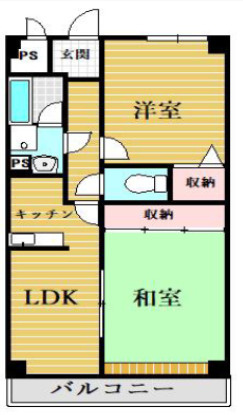 ベルローゼ浜寺 の間取り