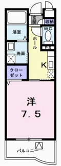 【間取り】 | ピナイサーラ東大和 | 間取りです。