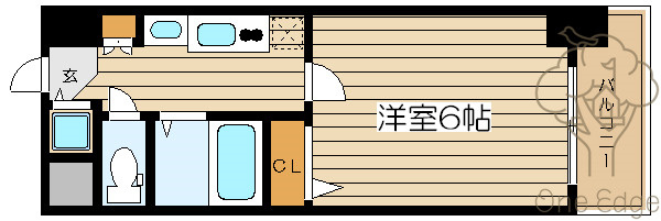 エスライズ梅田東の間取り