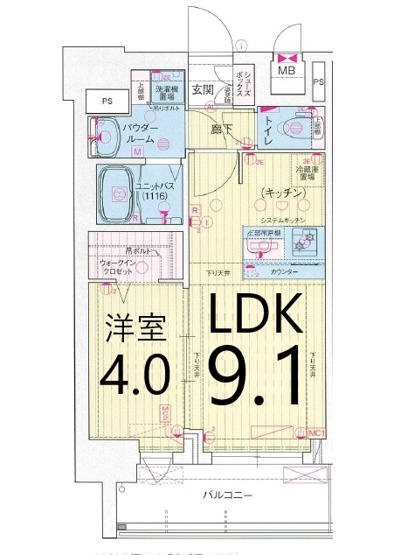 【間取り】 | プレリス丸の内オーレル