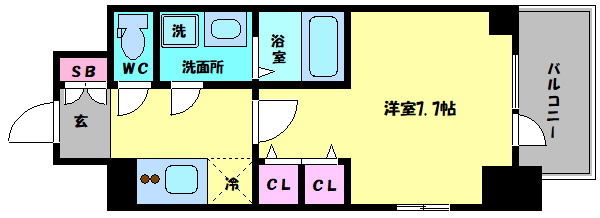 エスリード本町レジデンスの間取り|エスリード本町レジデンス　間取り