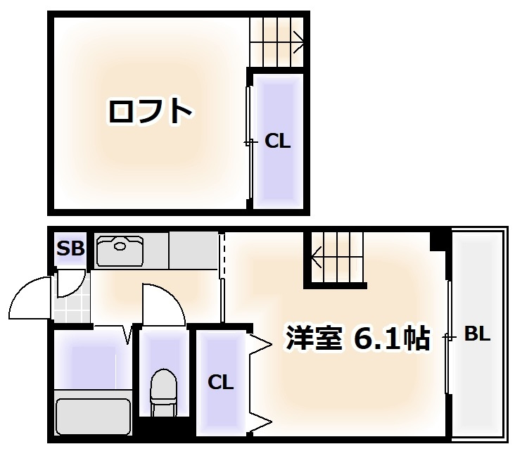ハウスパーク長居の間取り