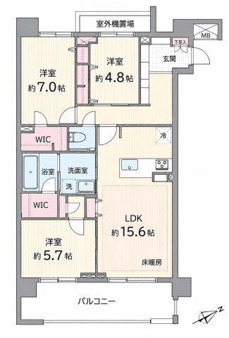【間取り】 | ライオンズマンション弦巻グランフォート
