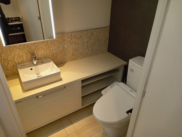 シティーコート府中の洗面所|使いやすい洗面所です
