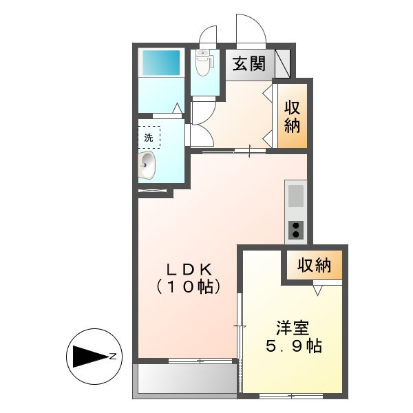 ウィスターリアの間取り