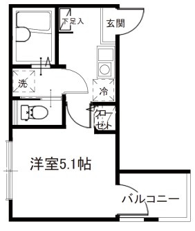 メルディア湊町1丁目の間取り