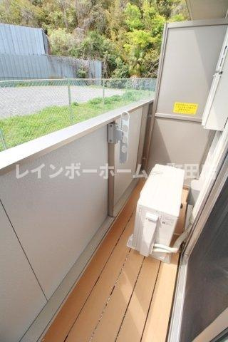 ボン　マロン※初期費用分割あと払いサービス利用可能物件のバルコニー