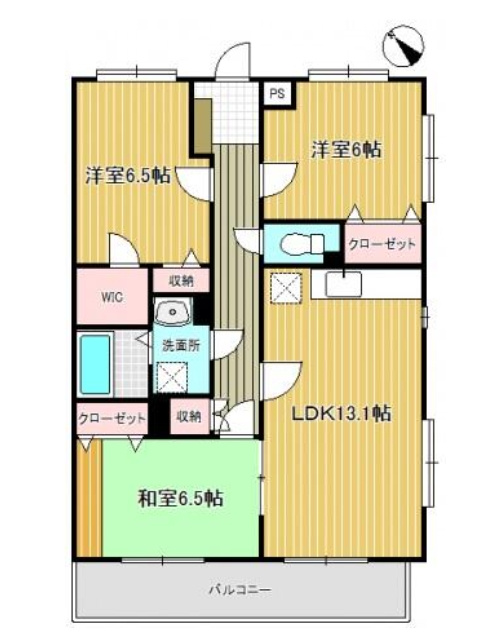 ヴェルジェの間取り