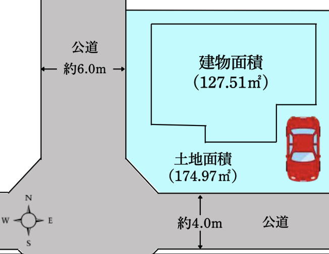 【区画図】 | 熊谷市万吉　中古戸建